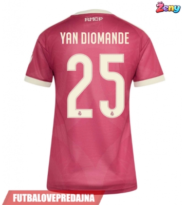Lacne Ženy Futbalové dres Real Madrid Yan Diomande #25 2026-27 Krátky Rukáv - Tretina